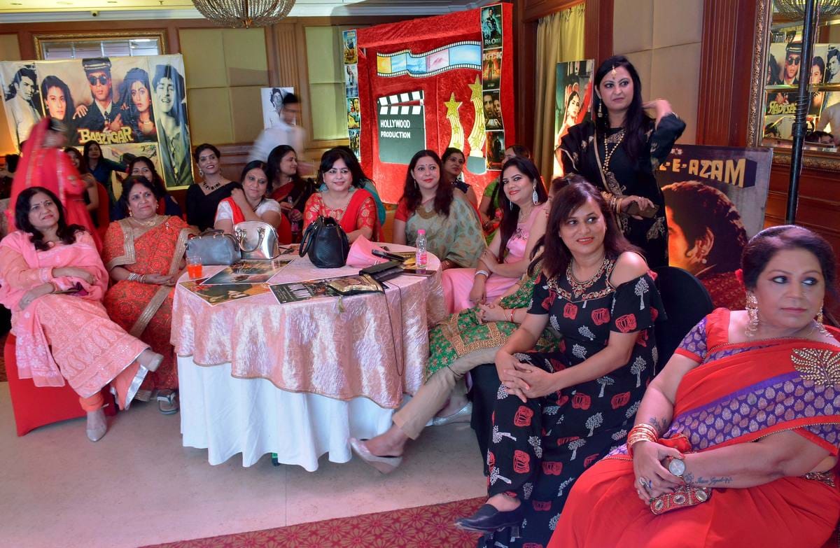 Bollywood theme party organised in varanasi ladies enjoy with dance