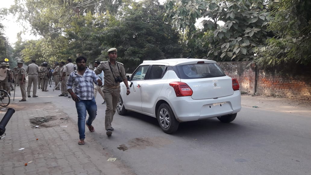 outrage and group clash in student election at SSPG college jaunpur