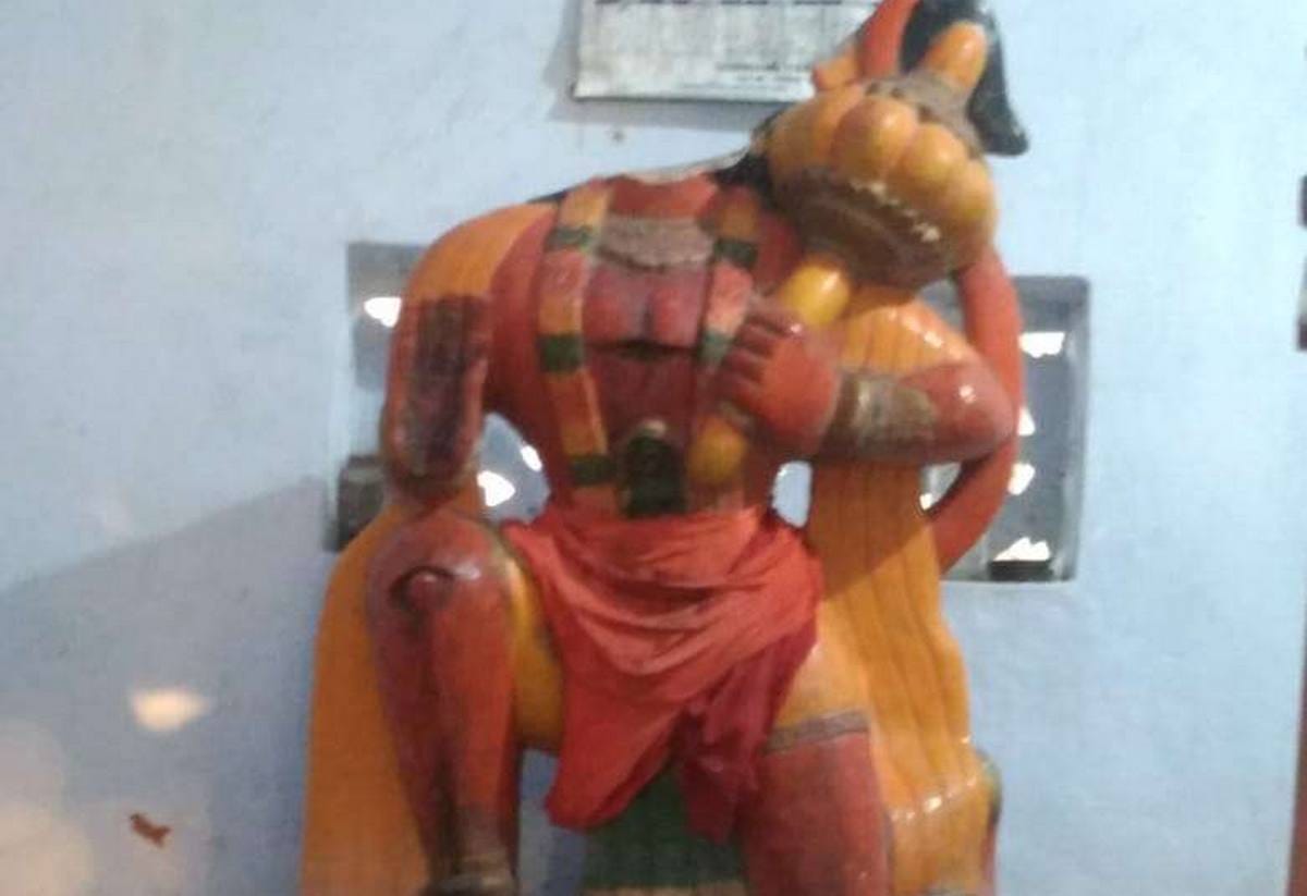 Hanuman statue vandalized in ballia