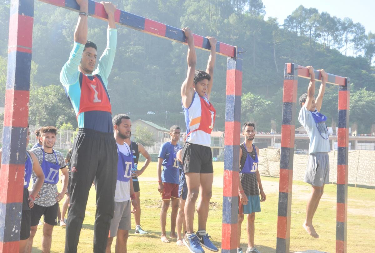 Army recruitment training on 19 august
