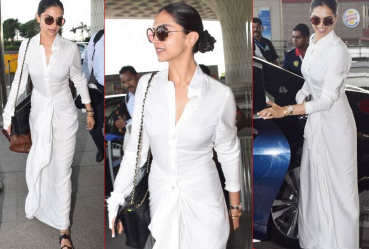 Deepika Padukone gives a lungi twist to her airport look