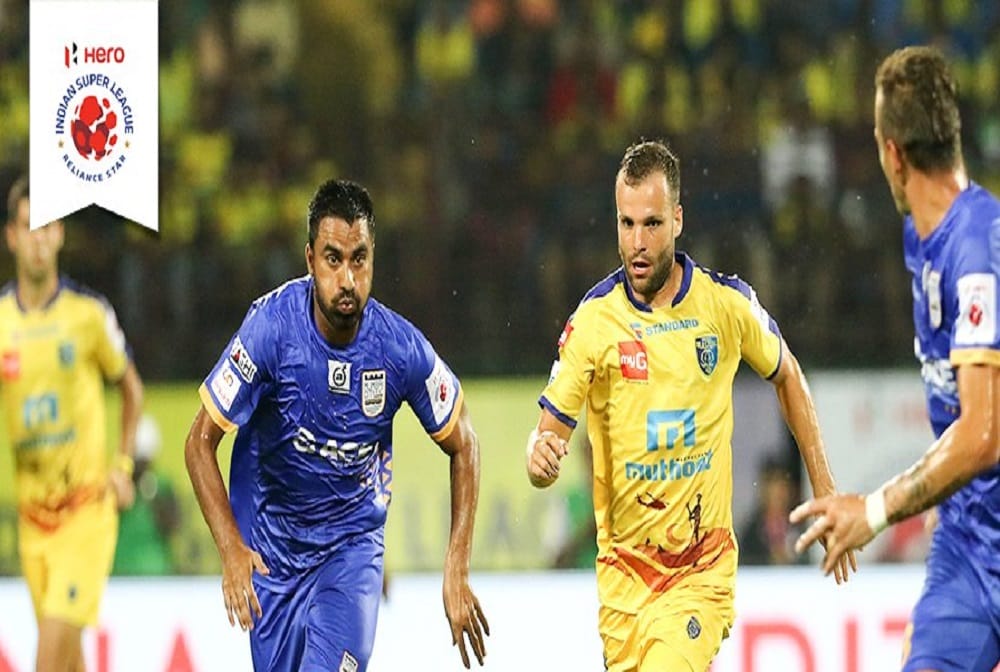 kerala blasters vs mumbai city isl 2018 match live updates