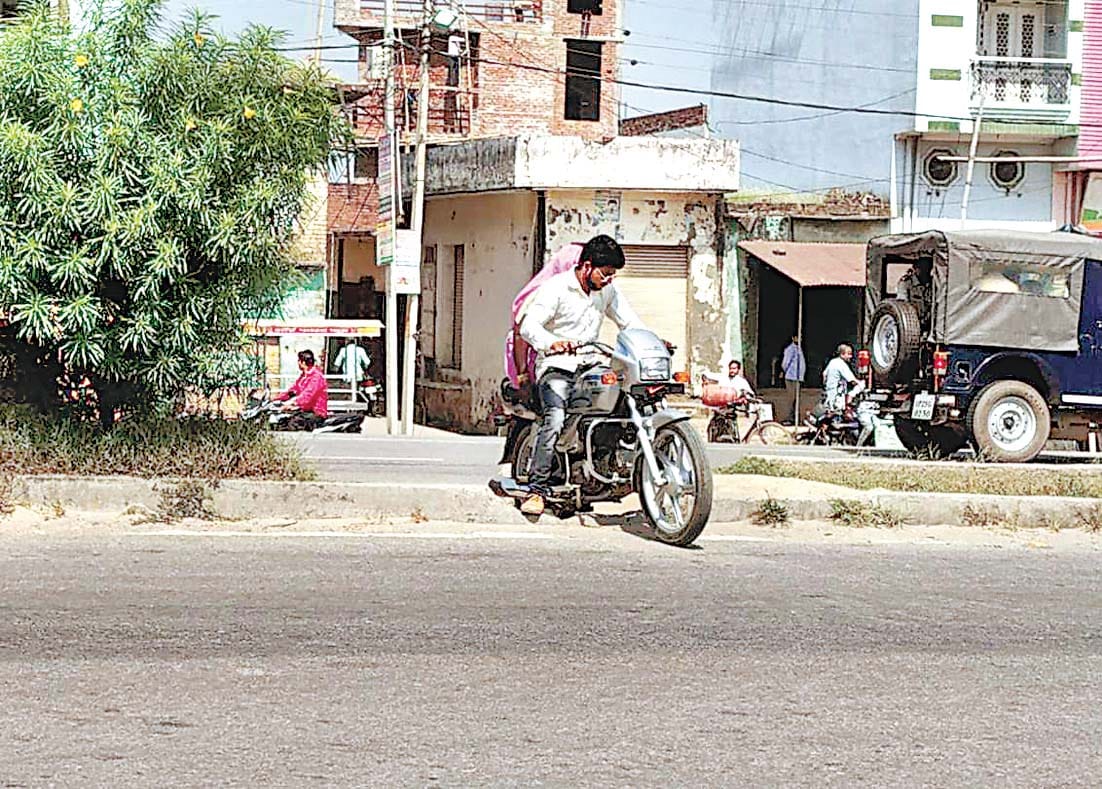 national highway cut is making killer in amroha