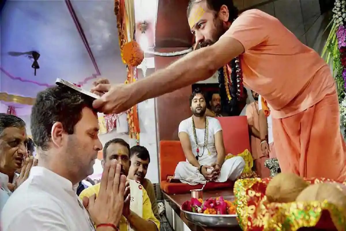 congress president rahul gandhi Hindutva is true or there a drama to return to power
