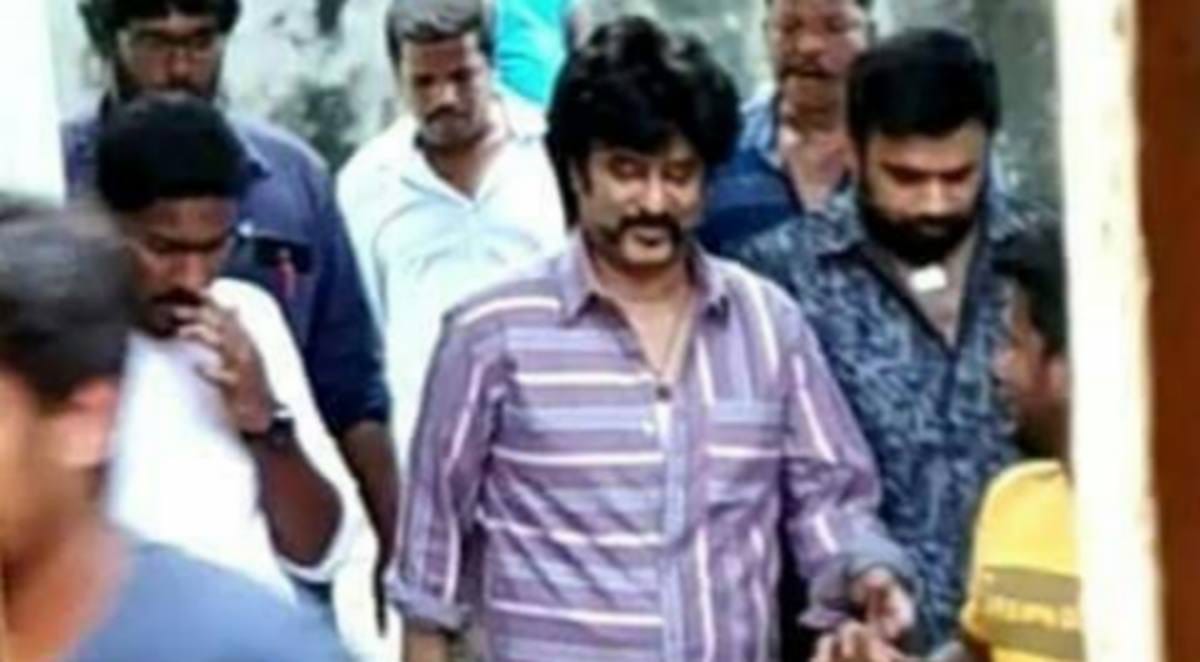 Super star rajinikanth are shooting a film in mirzapur