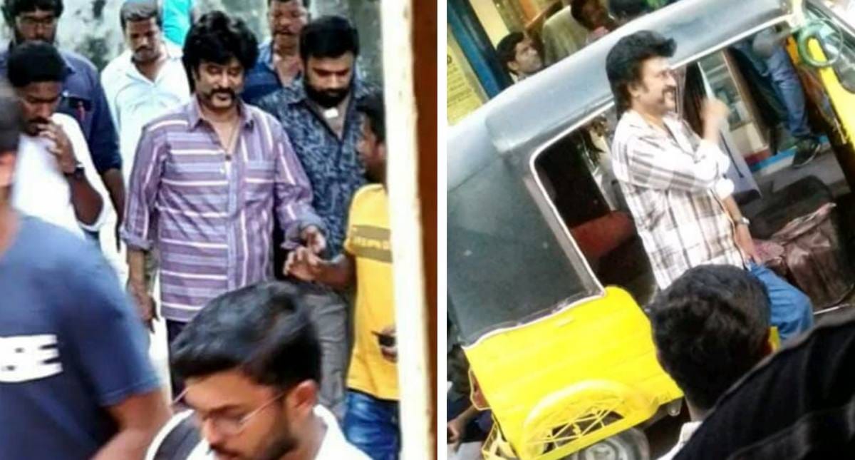 Super star rajinikanth are shooting a film in mirzapur