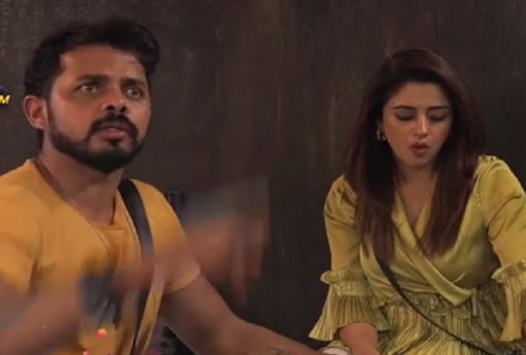 Bigg Boss 12 Sreesanth Karanvir Bohra fight against Surbhi Rana and Romil Chaudhary