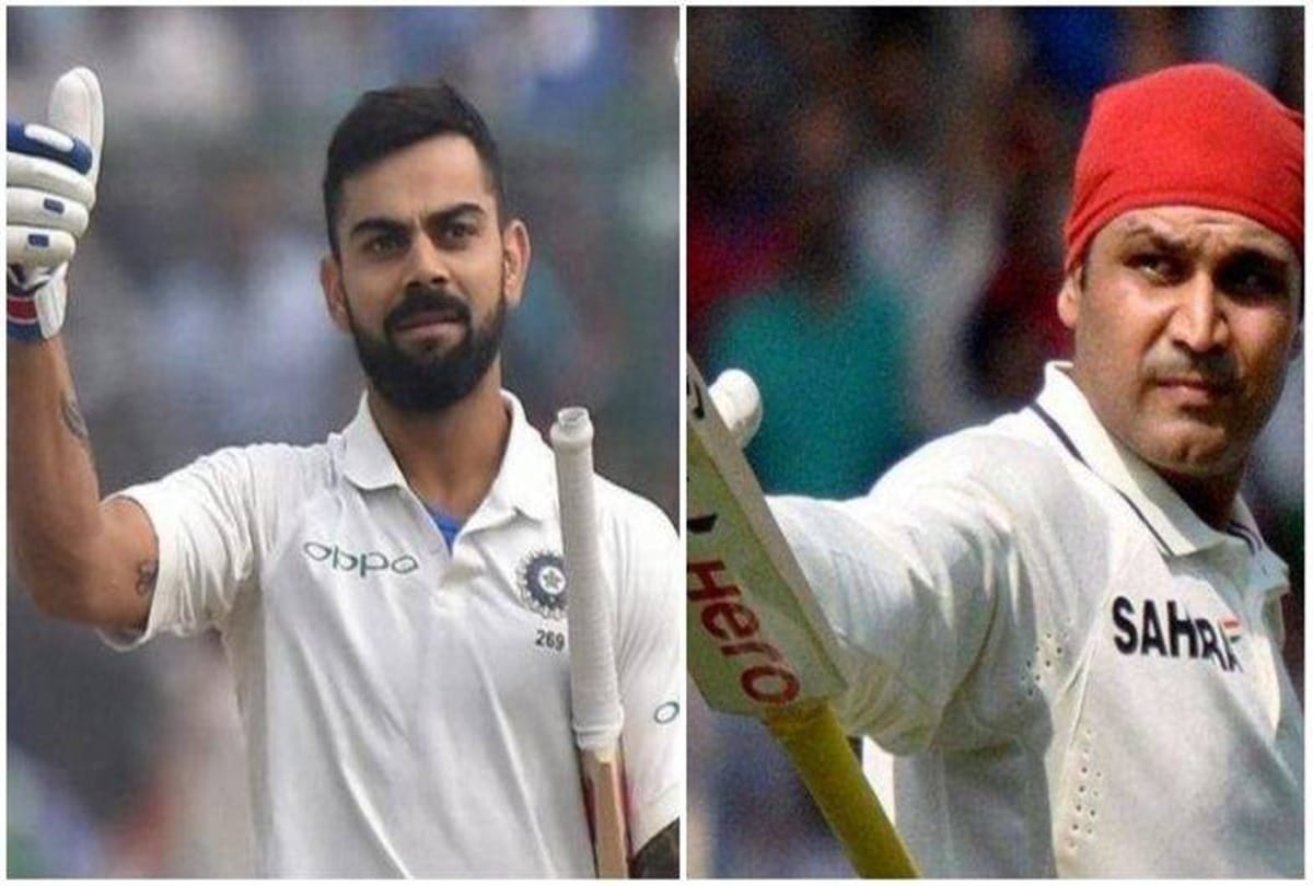Virat kohli smashes 24th century against WI and bfreaks Sachin Tendulkars another record