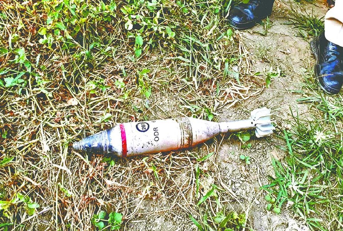 Mortar shell found on india Nepal border diffused be indian army