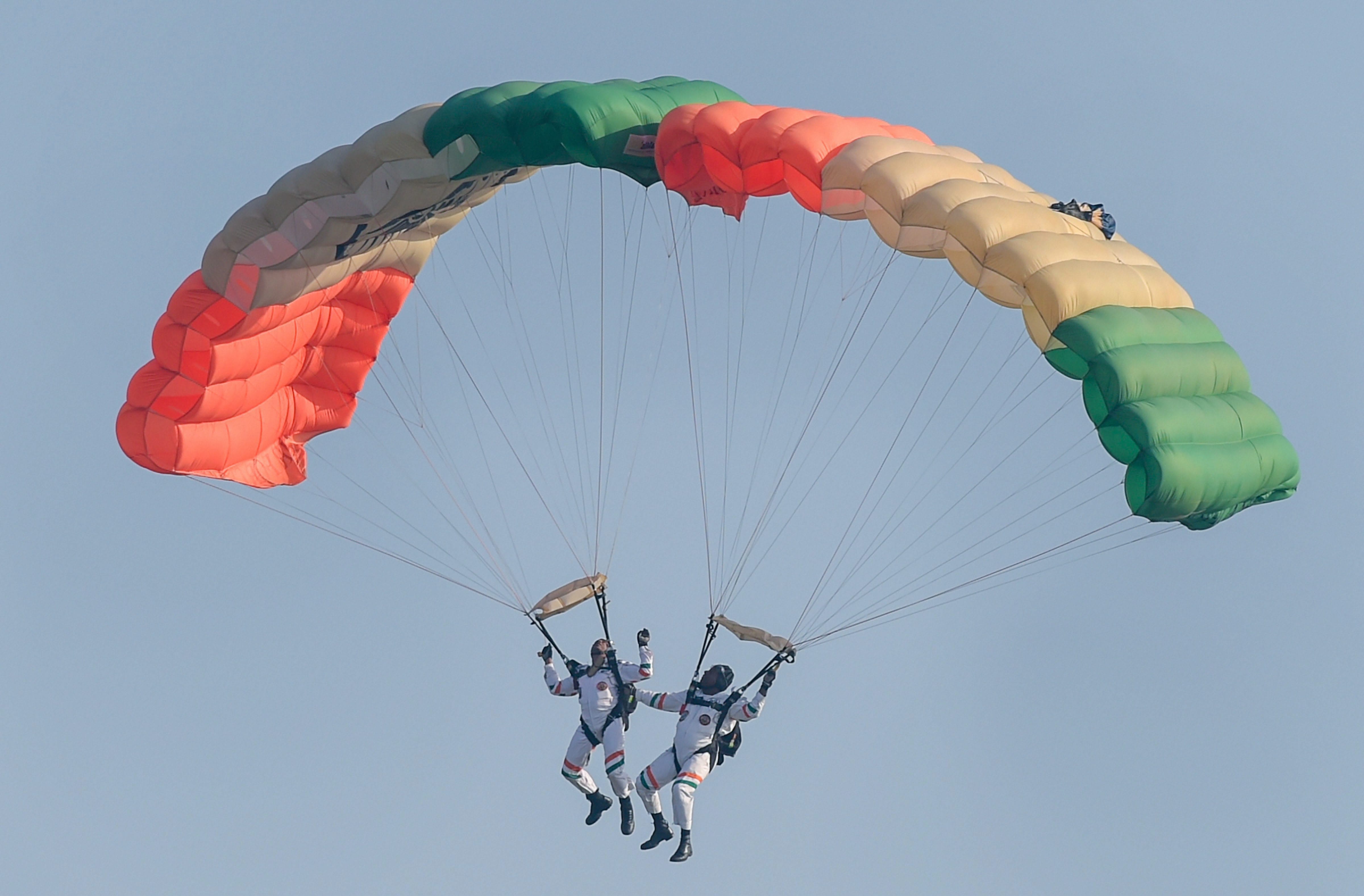 Air force in full dress rehearsals for air force day 2018 at ghaziabad