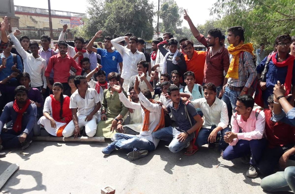 Student leader demolition due to student election in bhadohi