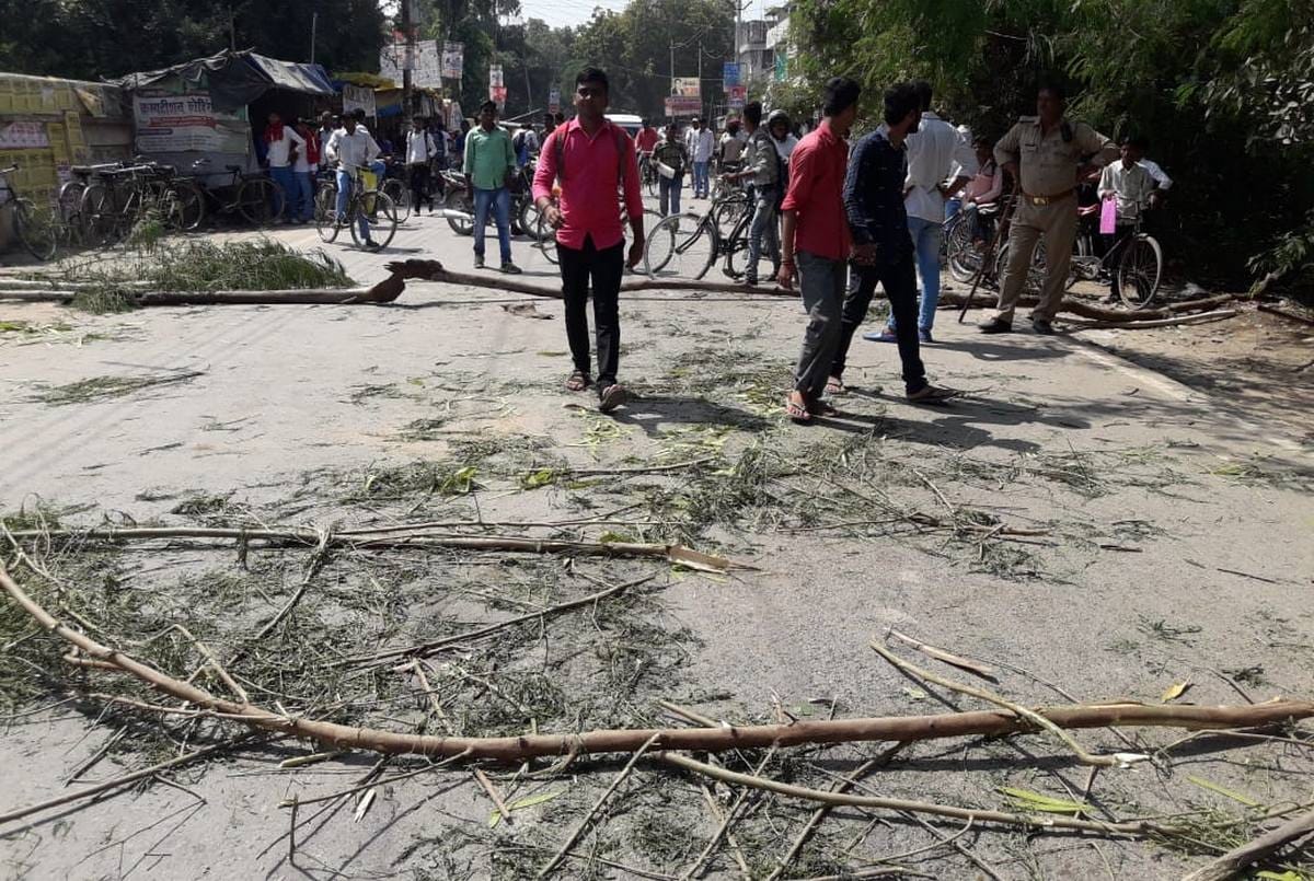 Student leader demolition due to student election in bhadohi