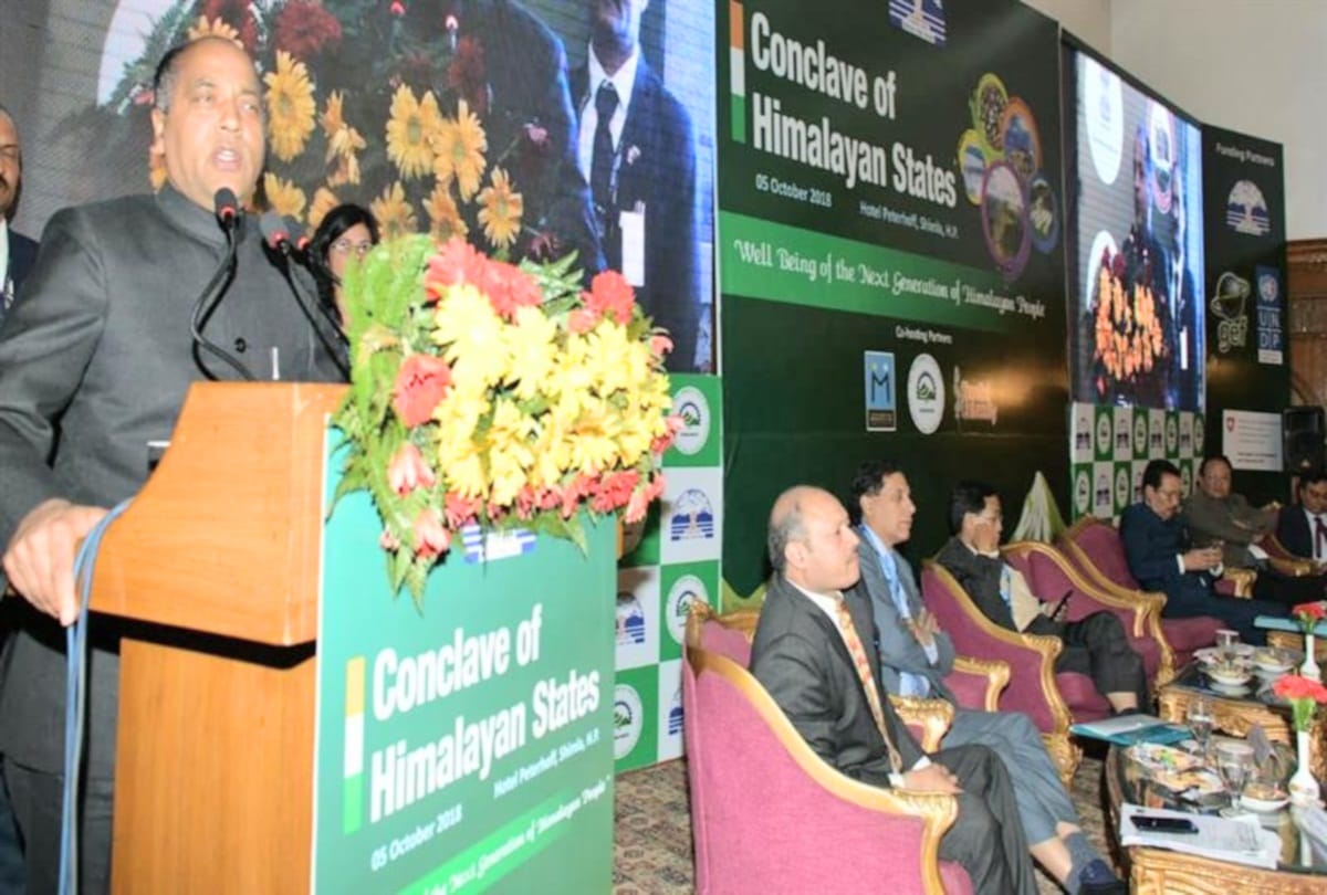 recomodation of making small power projects in hill states in Himalayan States Conclave