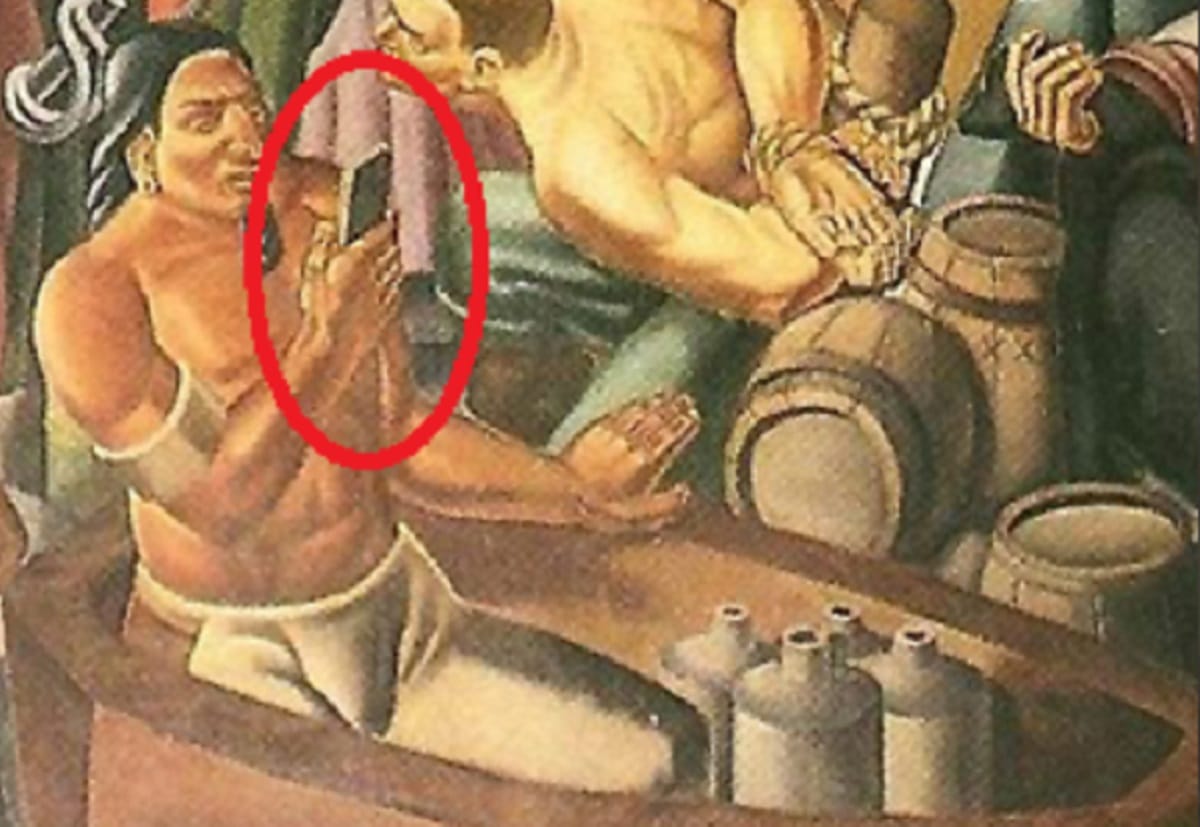 80 year old painting make confuse people on social media