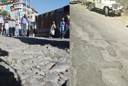Shimla city roads in Bad condition