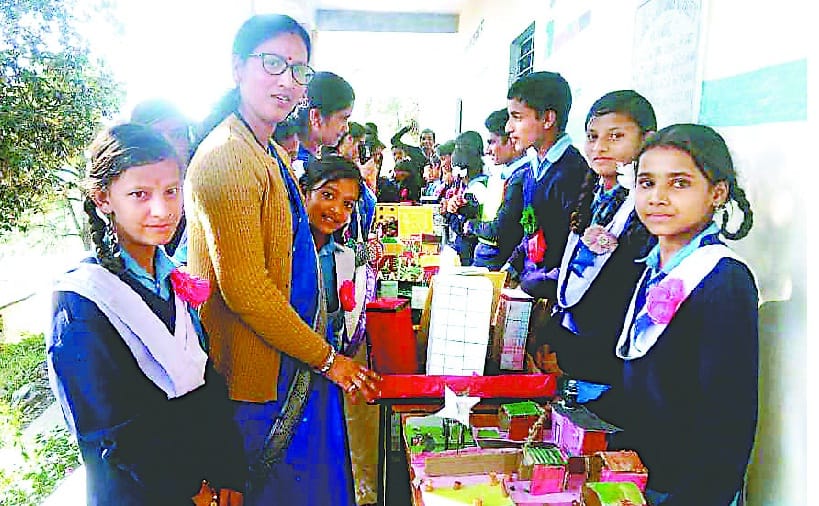 Model presented by child scientists