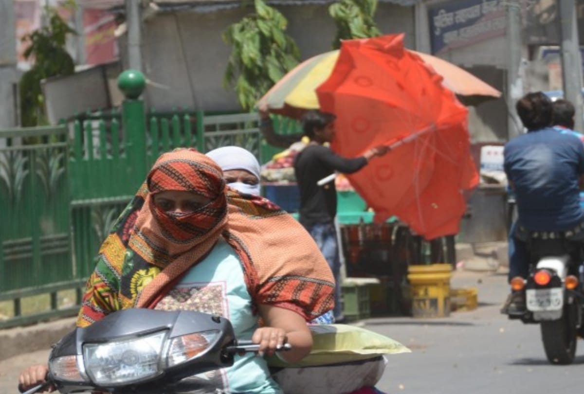 mercury reaches above 35 degree in lucknow