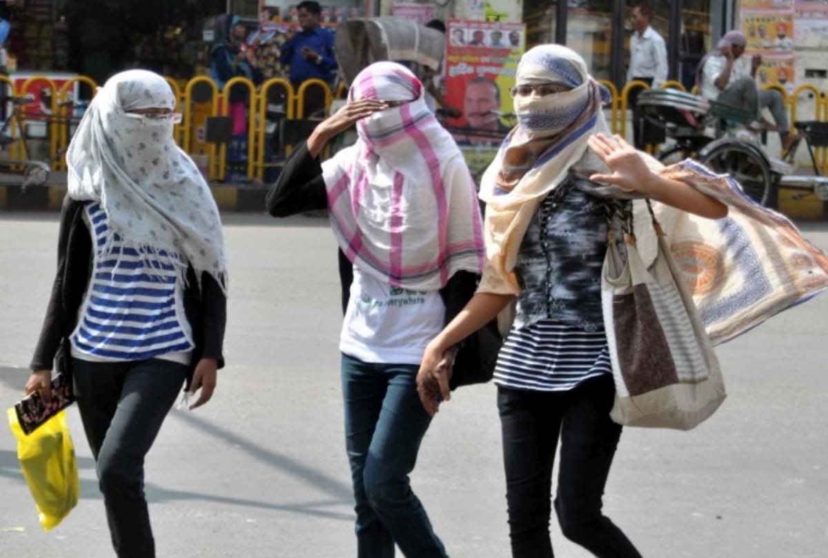 weather changes in march in lucknow