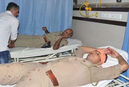 clashes in agra after a pig entered in the house