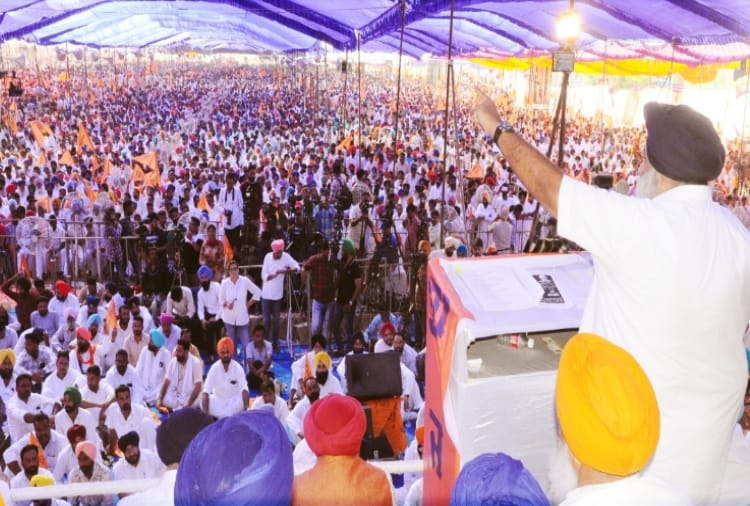 Akali Dal organized a rally in Patiala and targeted on congress