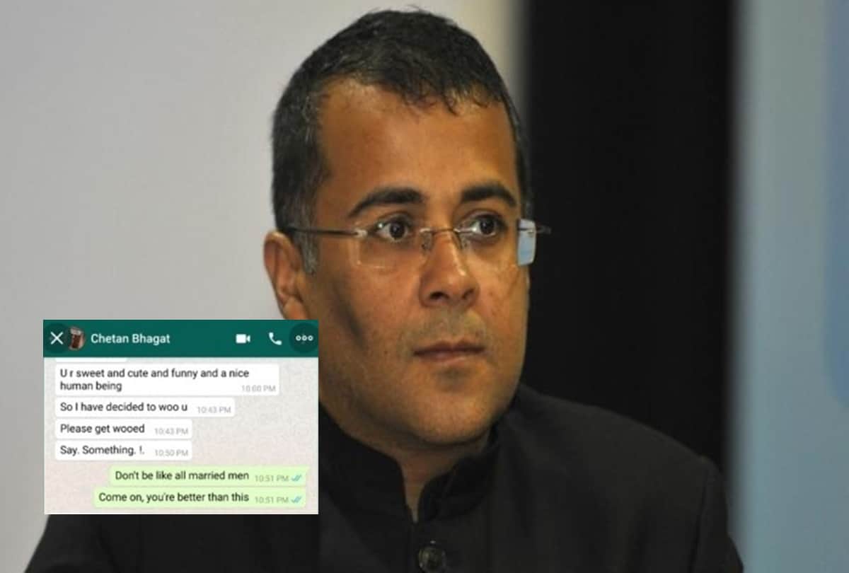 Chetan Bhagat apologises for trying to woo the girl
