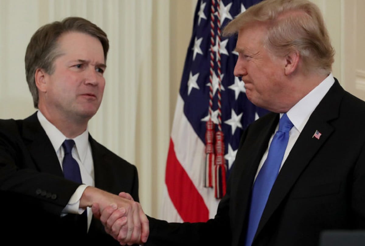 US senate confirmed judge brett kavanaugh nomination to the supreme court