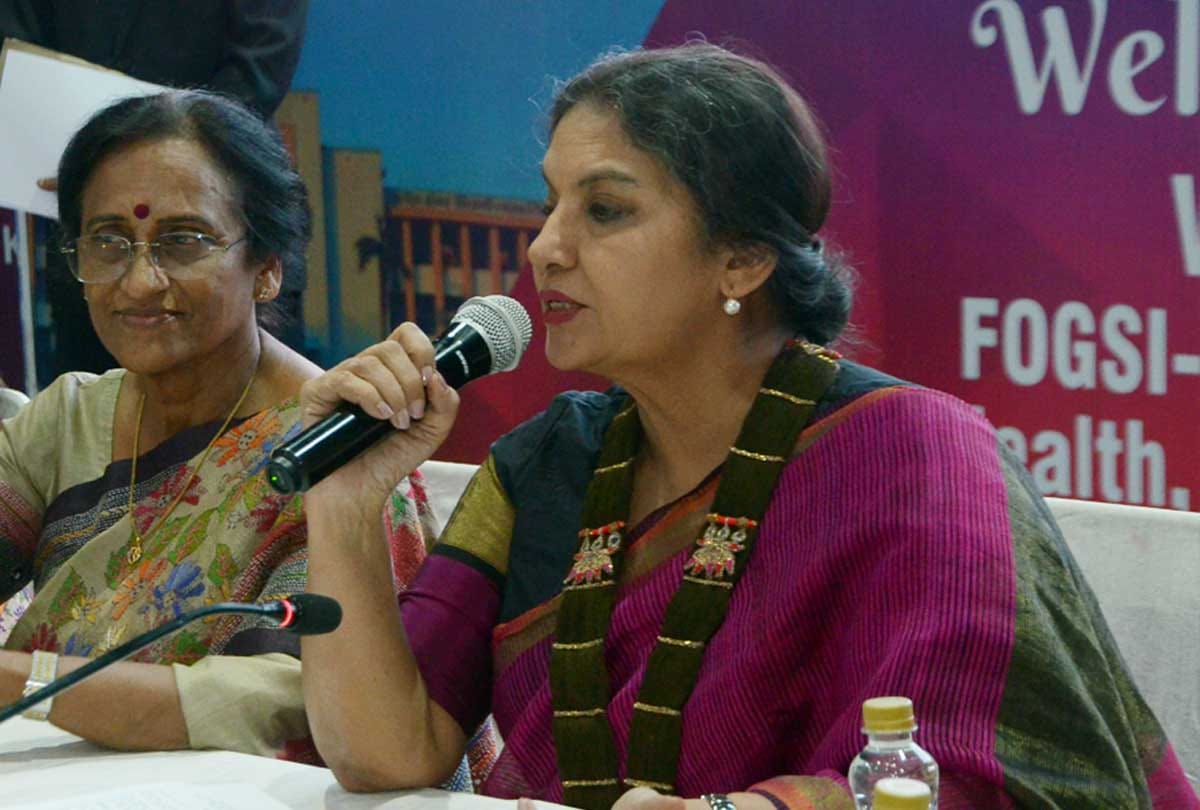 Actress Shabana Azmi objection on word control in Population control