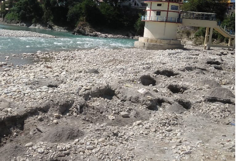 drinking water line in danger
