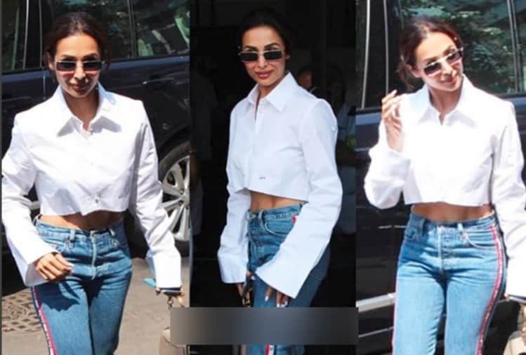 Malaika Arora, Karisma Kapoor and Khushi Kapoor spotted a restaurant in Mumbai