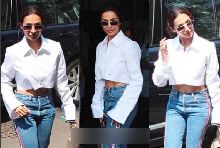 Malaika Arora, Karisma Kapoor and Khushi Kapoor spotted a restaurant in Mumbai