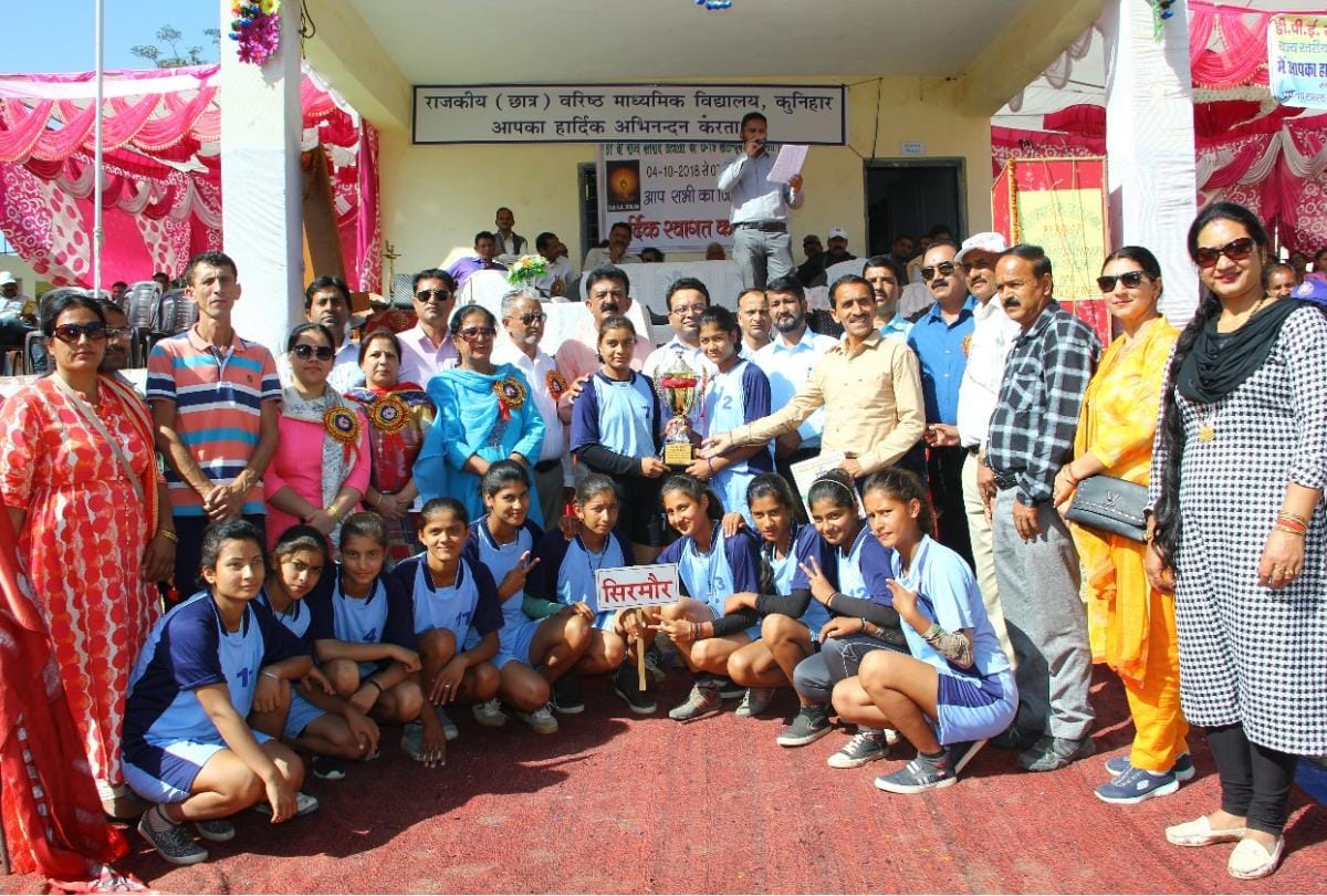 Sirmou wins volleyball championship in Kunihar Solan