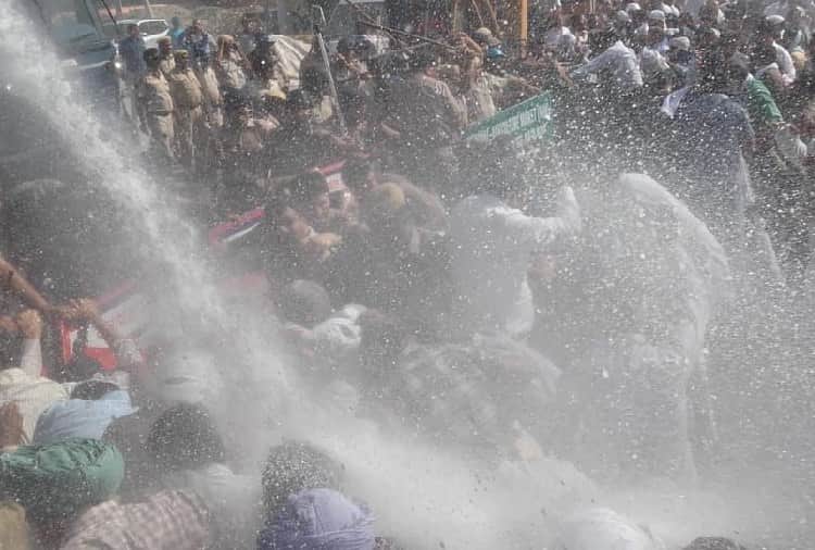 police lathicharge on roadways employees in panipat of haryana