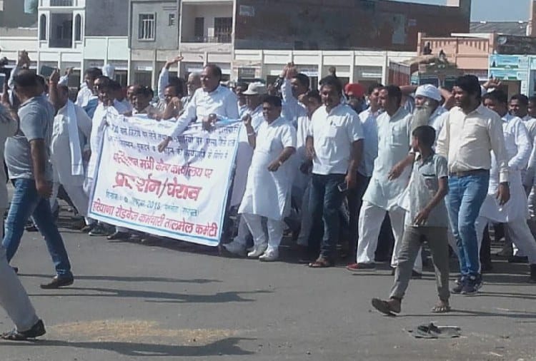 police lathicharge on roadways employees in panipat of haryana