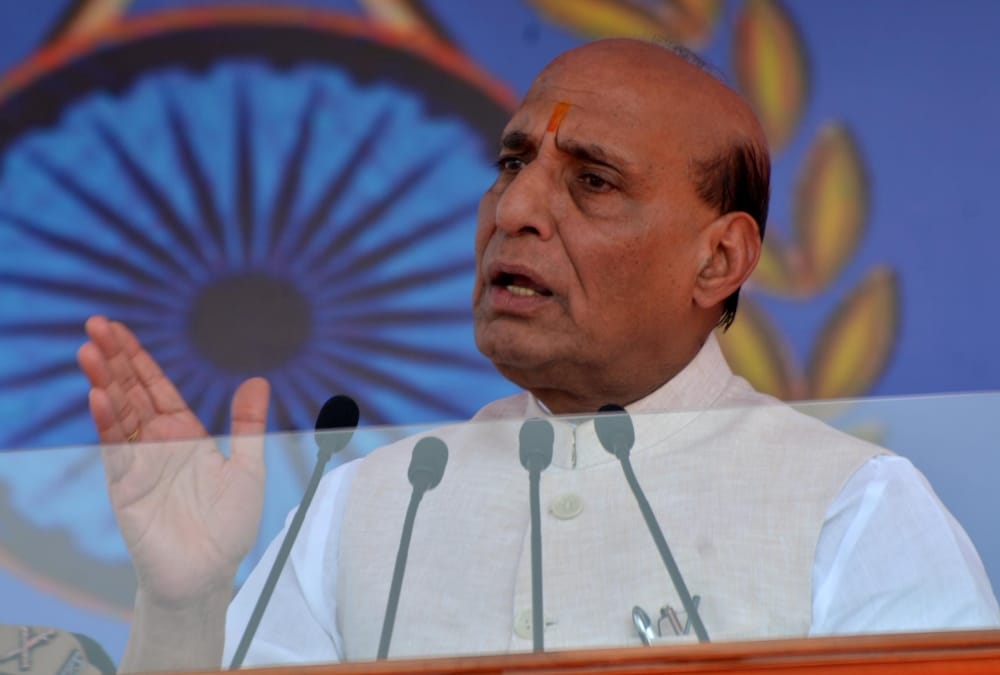 rajnath singh on one day visit in lucknow.