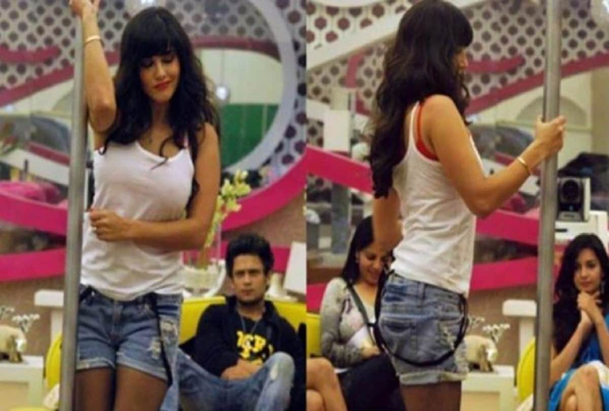 bigg boss neha pendse poll dance after sunny leone