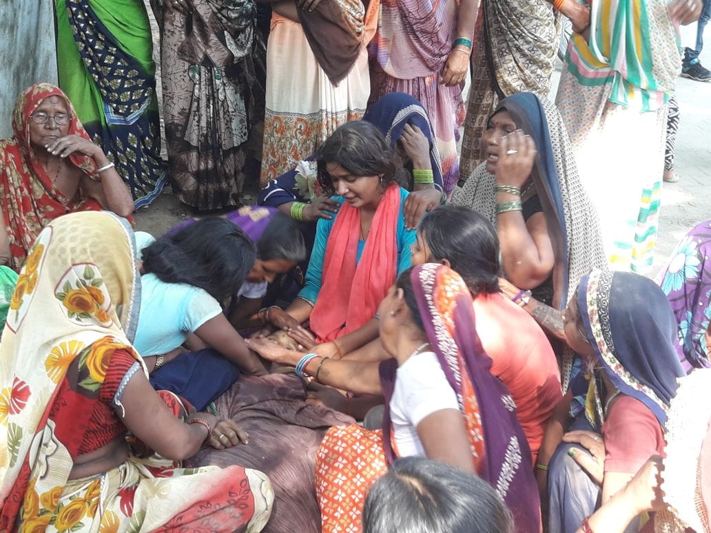 women killed in mirzapur after outrage and shoot out for land dispute in two groups