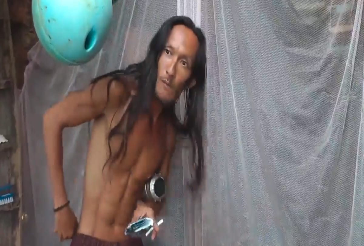 Thailand cave man photos goes viral on social media