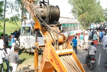 Four people killed in road accident in Jind of Haryana