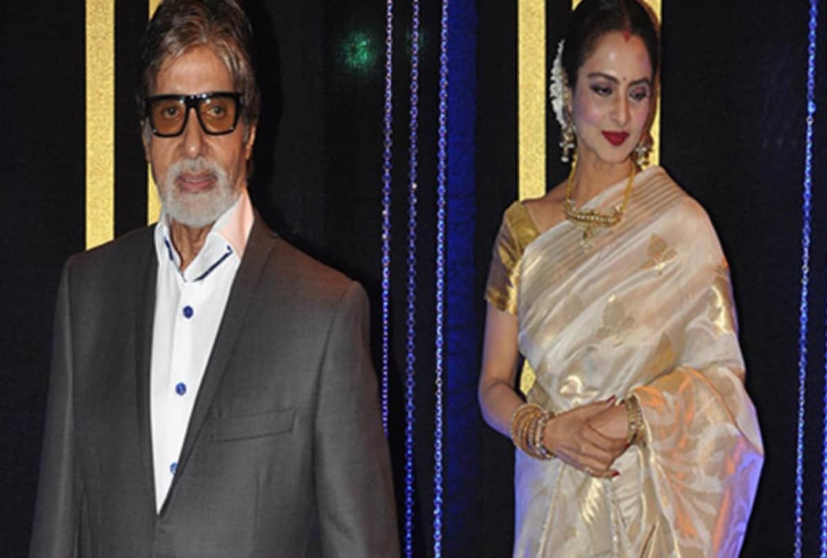 happy birthday rekha why rekha amitabh do not face each other reason is jaya