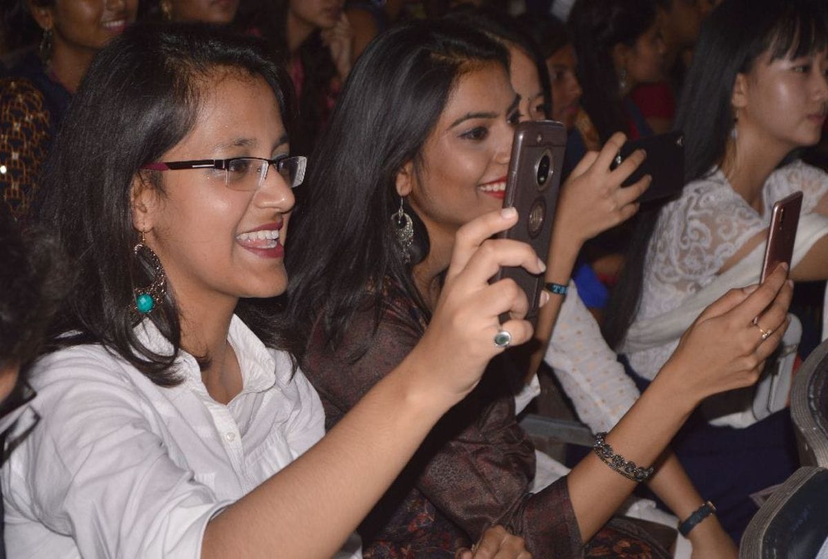Junior students performs at SN Medical College Fresher Party