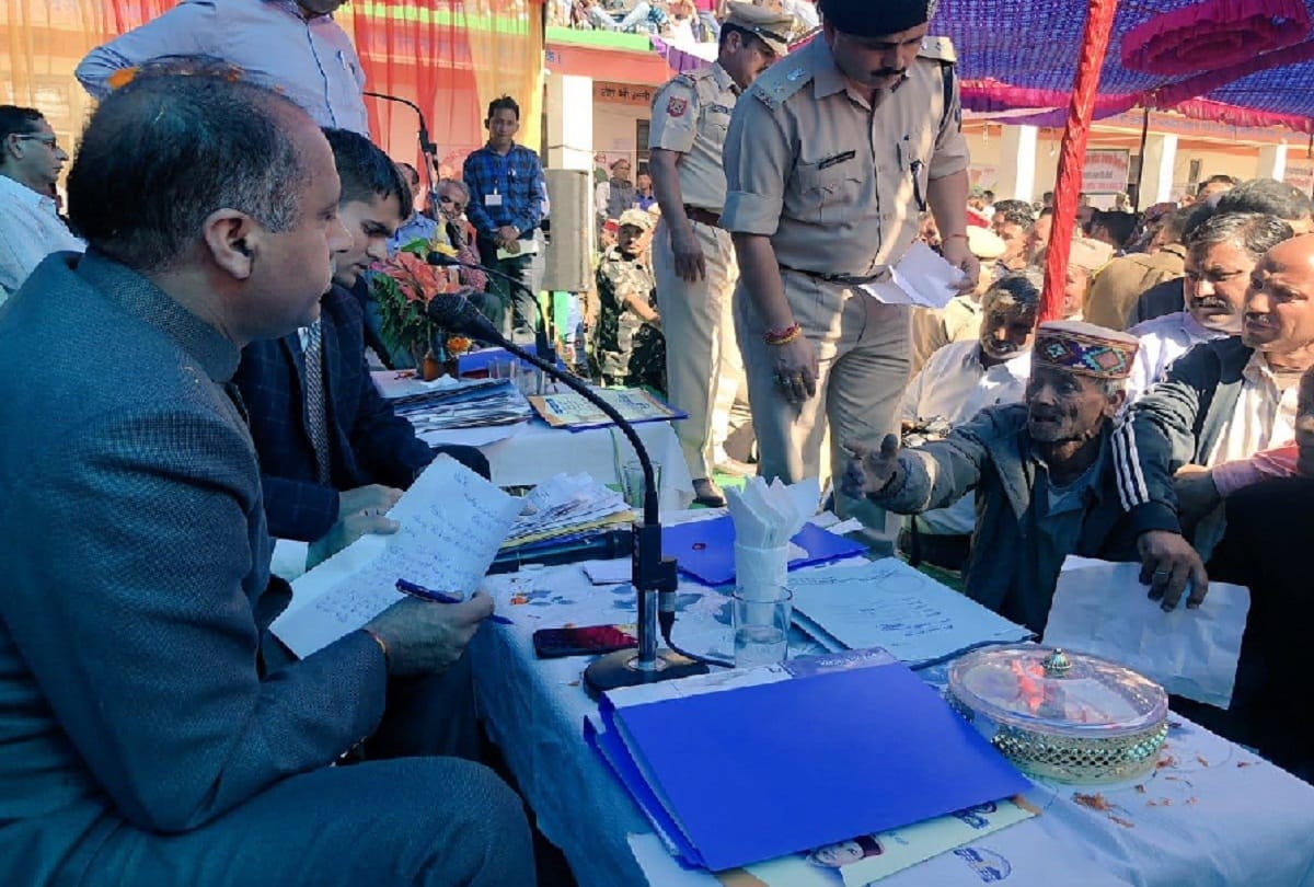 CM Jairam Thakur stopped proclamation from Jan manch, said- only 15 minutes for speech