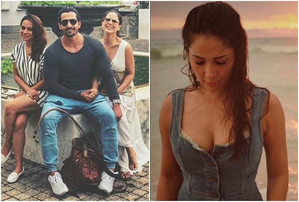 Kim Sharma Kisses Harshvardhan Rane See romantic pic of lovely couple