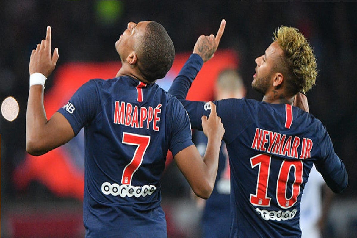 Kylian Mbappe scores four goals in jus 13 minutes paris saint germain fc won