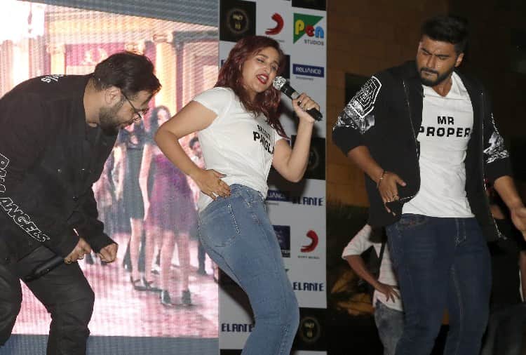 Parineeti Chopra, Arjun Kapoor, Rapper Badshah in Elante Mall Chandigarh for Proper Patola Promotion
