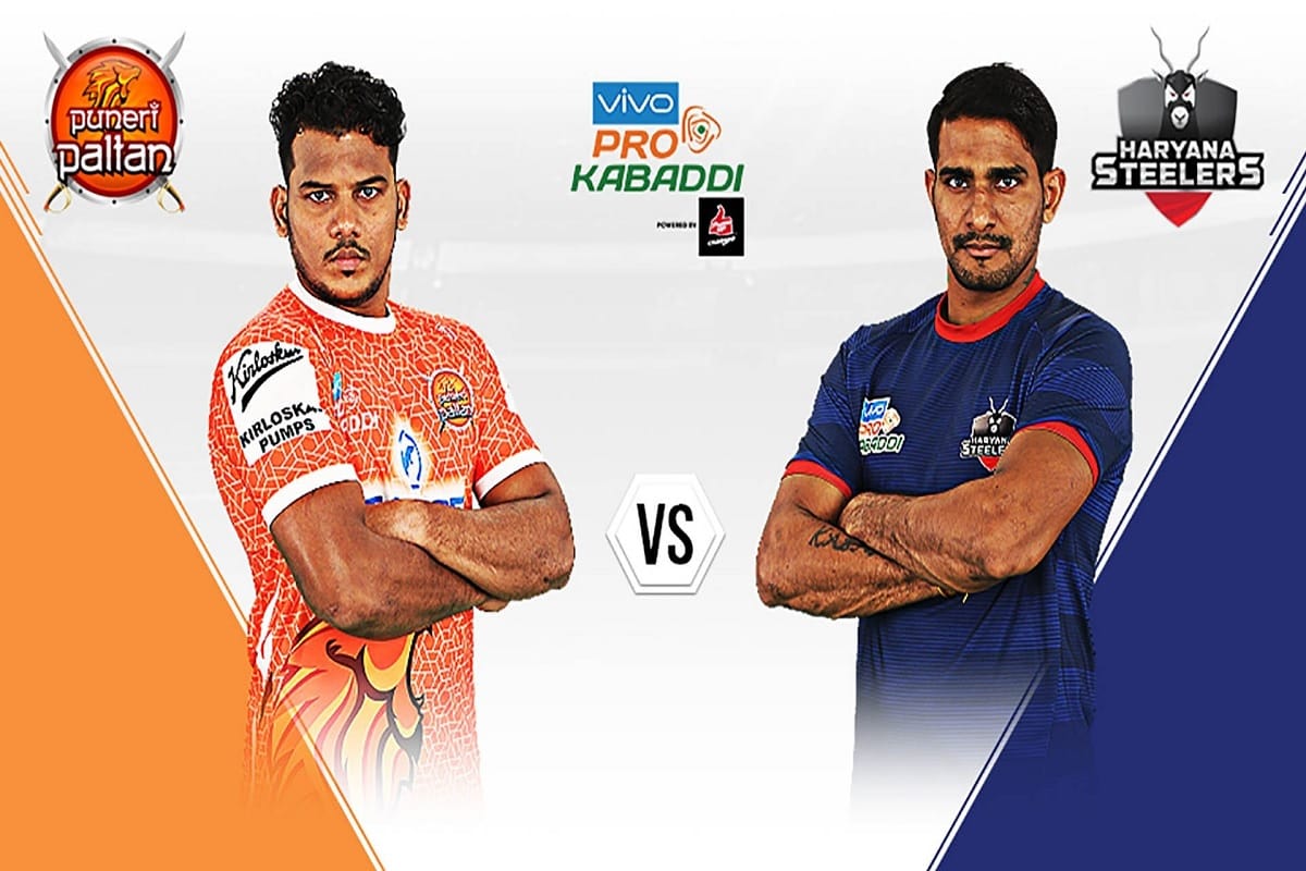 pro kabaddi league 2018 puneri paltan vs haryana steelers live match updates