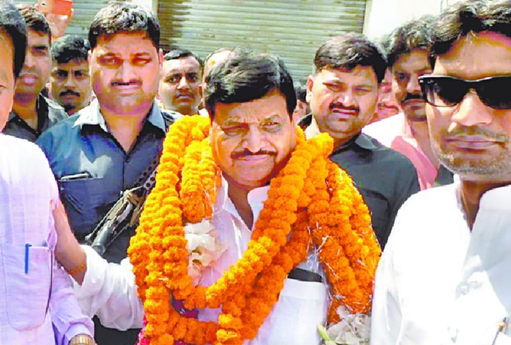 shivpal yadav speaks on relation of secular morcha with bjp.