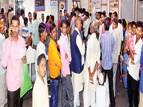 Widespread not seeing patients in the ward for two days in farrukhabad