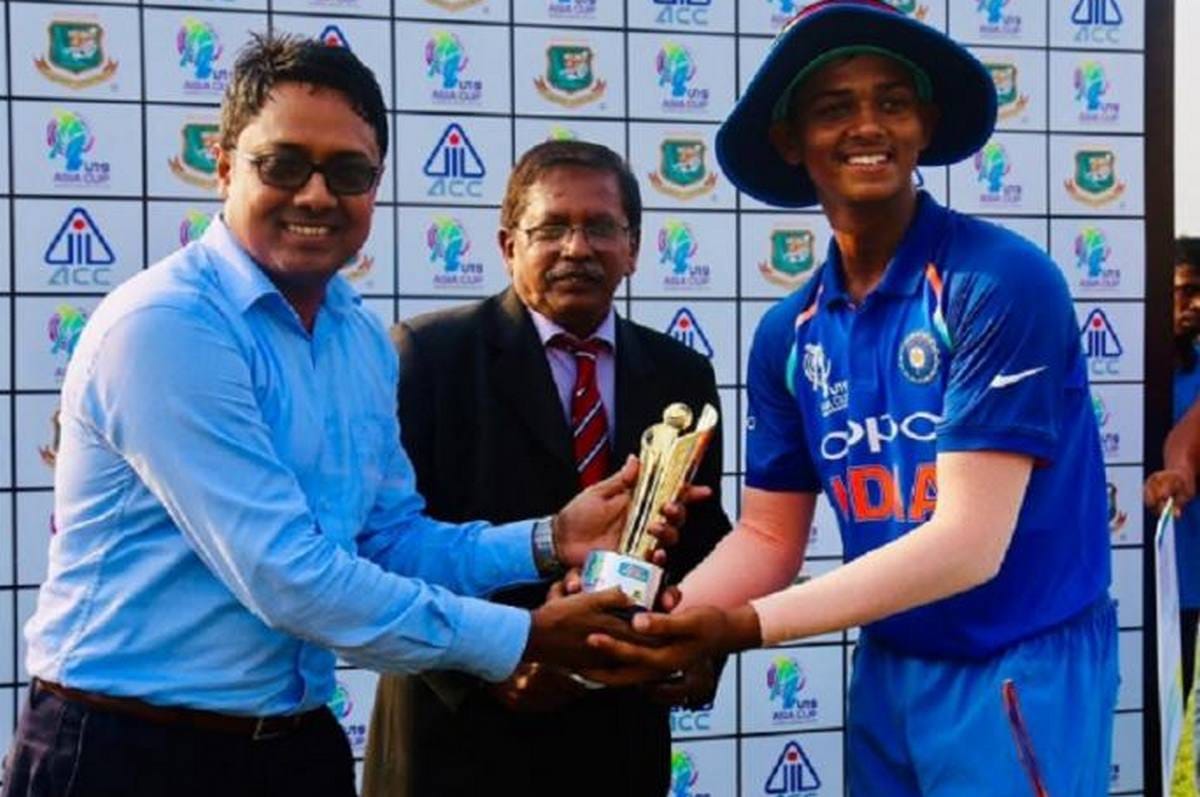 Yashashvi jaiswal play good cricket in under 19 asia cup