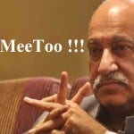 MeeToo Campaign : SP and Congress asked resignation from MJ Akbar, government quite