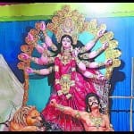 बागेश्वर में दुर्गा महोत्सव के लिए तैयार प्रतिमाएं।